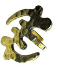 Brass Gye Nyame Symbol Ring