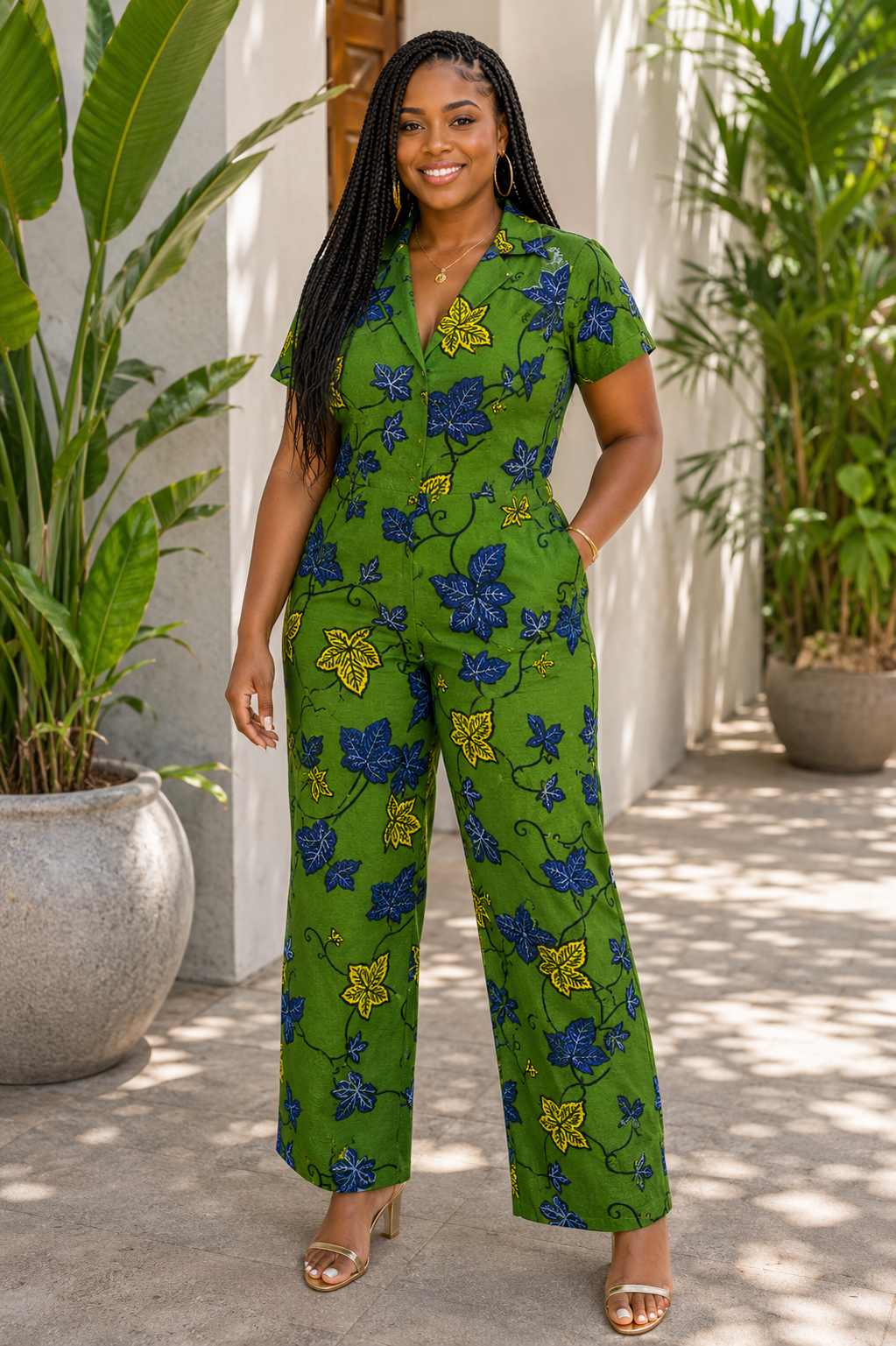 JumpSuit | Green , 2XL
