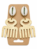 Comb ( Duafe) Earrings