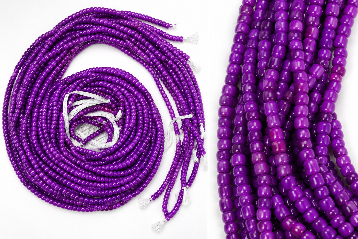Waist Beads / African Belly Chains | Royal Purple 3mm