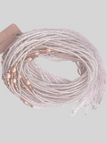 Waist Beads /Belly Chains - Purity with Golden accent