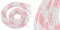 Waist Beads | African Belly Chains | Crystal Blush Luxe(6mm)