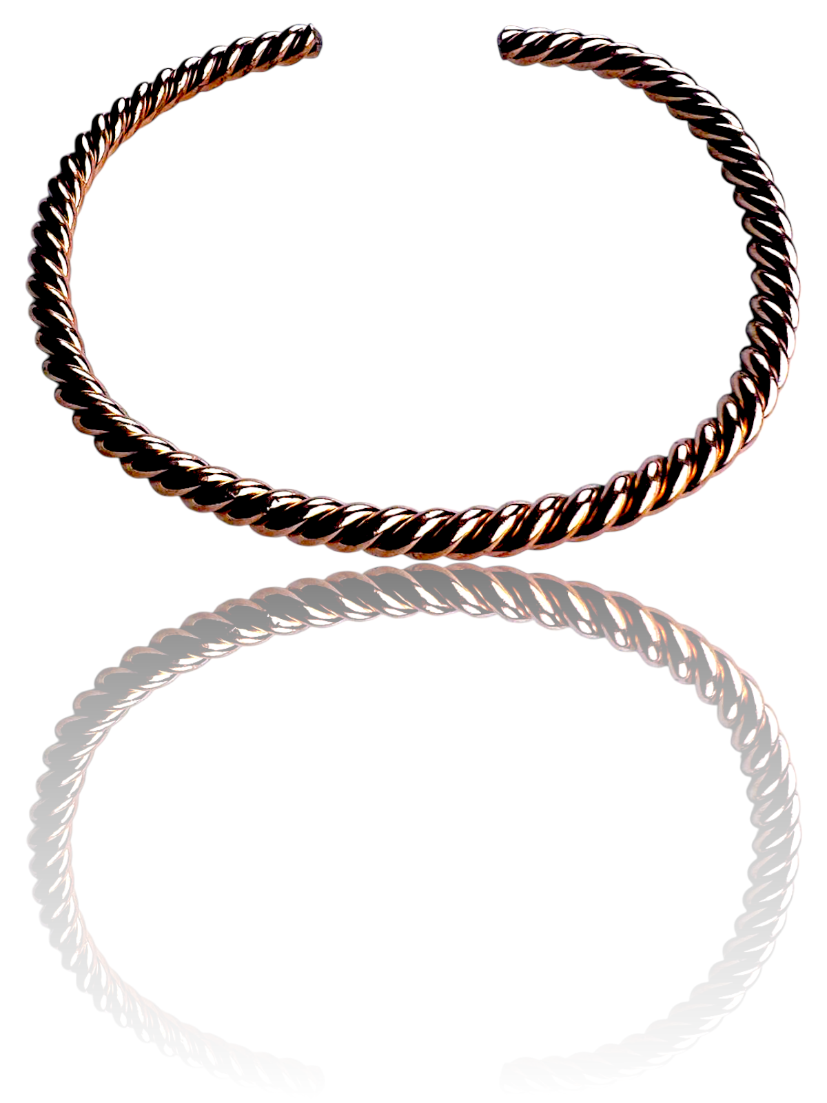 Twisted Copper Rope Bangle