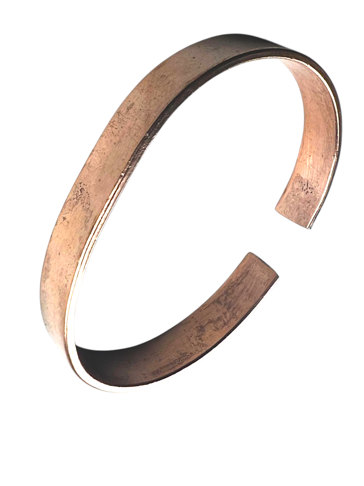 Flat Band Copper Bangle