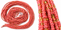 Waist Beads / African Belly Chains | Coral Glow & Golden Luxe (3mm)