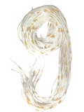 Waist Beads / African Belly Chains |Creamy_White_Gold_3mm