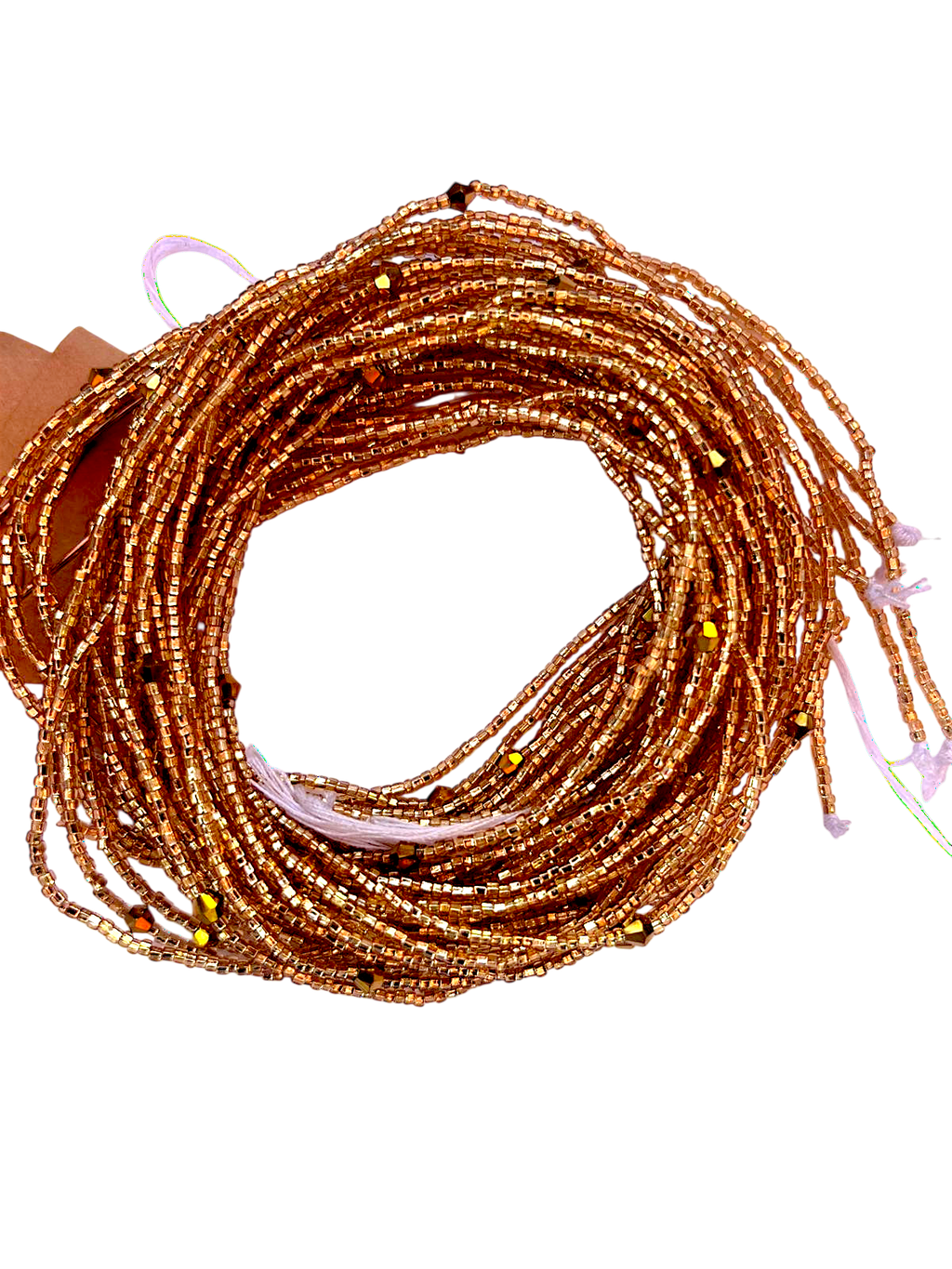 Waist Beads | African Belly Chains |Rose Gold Radiance  (2mm)