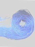 Waist Beads / African belly Chain | Light_Sky_Blue-2mm