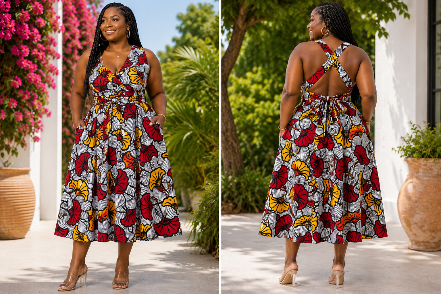 Infifty Dress-Floral-Free Size