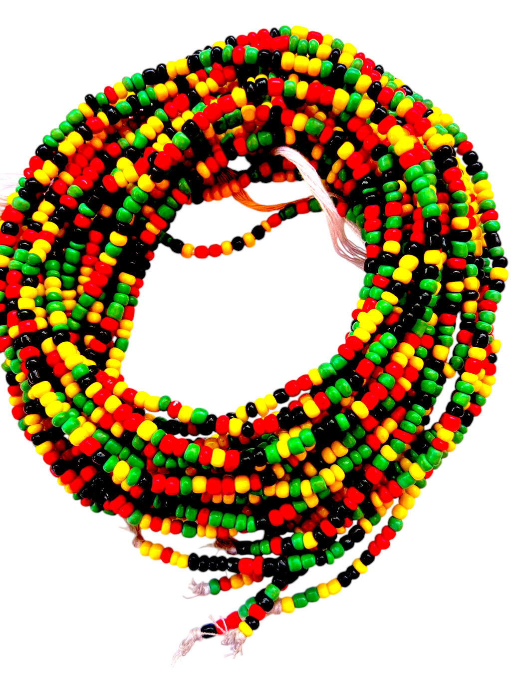 Waist Beads / Belly Chain - Multicolor of Power-Jamiaca-4mm