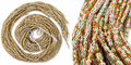 Waist Beads / African Belly Chains | Emerald Ruby Luxe (3mm)