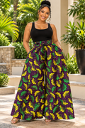 Palazzo Pants| Royal Bloom African Print | free size ( Fits Small to 3XL)