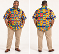 The Heritage Mosaic – Men’s African Print Shirt (3XL)