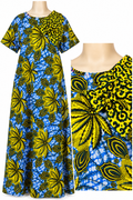 Royal Bloom African Print Maxi Dress (size 14)