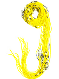Waist Beads / African Belly Chains | Yellow_Blue_Glow-in-the-dark_Butterfly_4mm