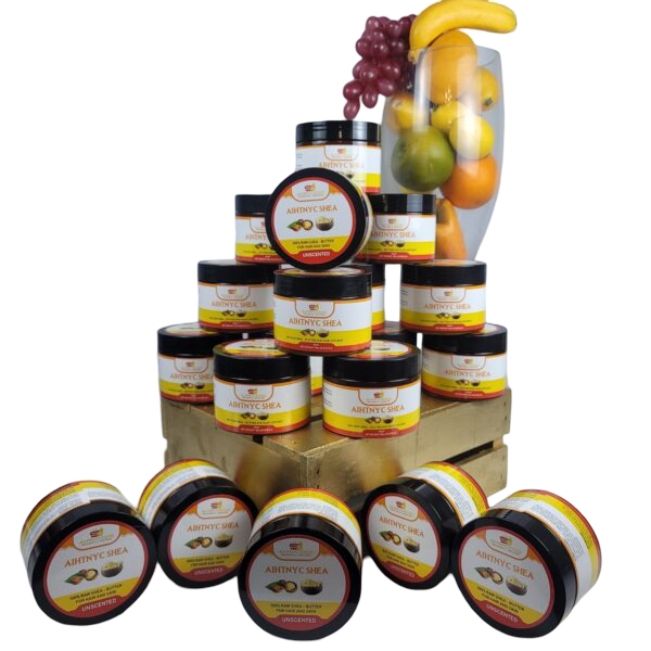 Raw Organic Shea Butter | Unrefined & Undiluted | 8 oz | Aihtnycity