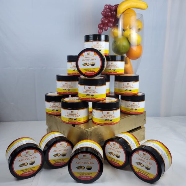Raw Organic Shea Butter | Unrefined & Undiluted | 8 oz | Aihtnycity