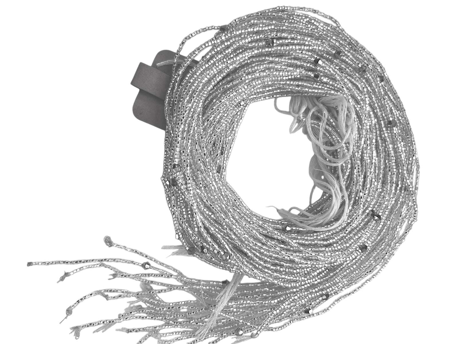 Waist Beads / African Belly Chains  | Silver_2mm_Statement