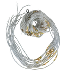 Waist Beads /Belly Chains - Purity with Golden accent