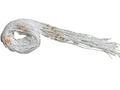 Waist Beads / African Belly Chains | Crystal_clear_GoldenHearts-6mm