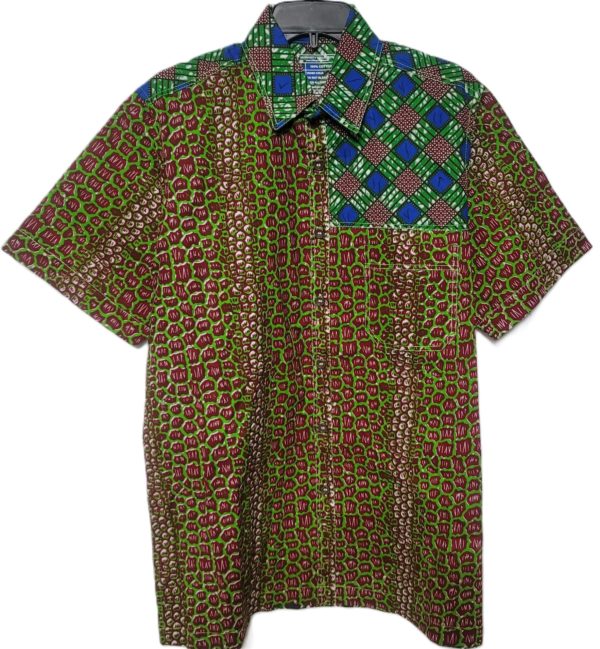 Large Men Print Shirt