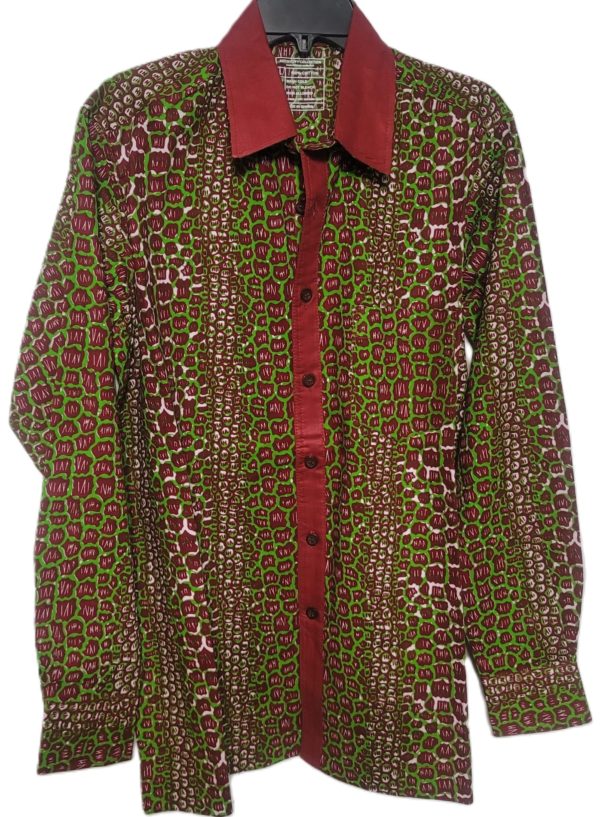 Large Men Print Shirt