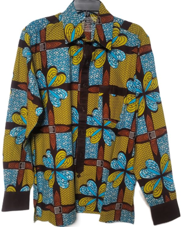 Large Men Print Shirt