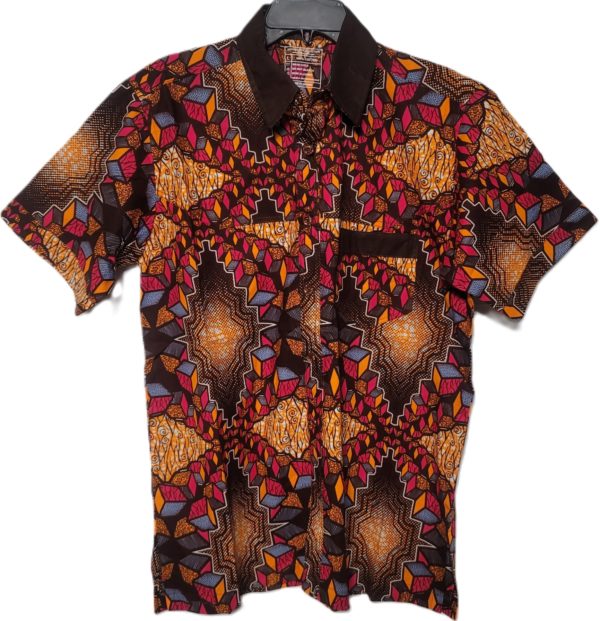 Large Men Print Shirt