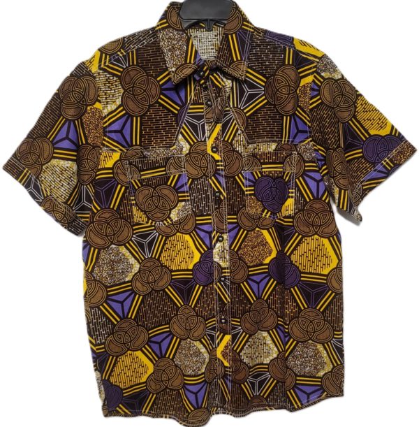 Large Men Print Shirt