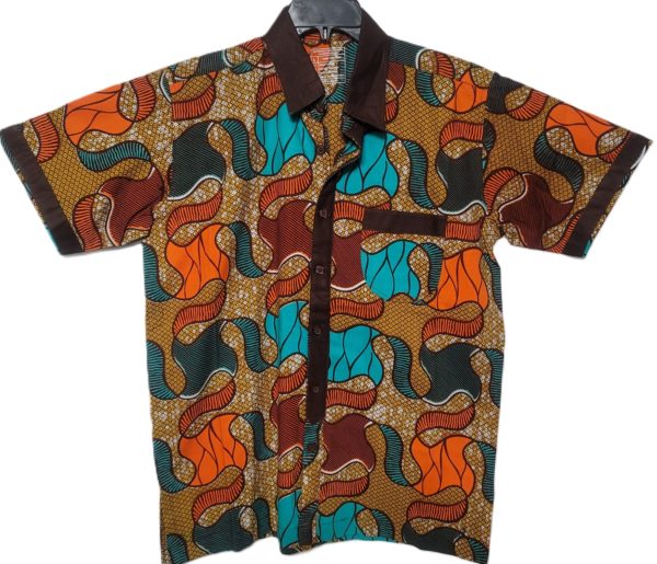 Large Men Print Shirt