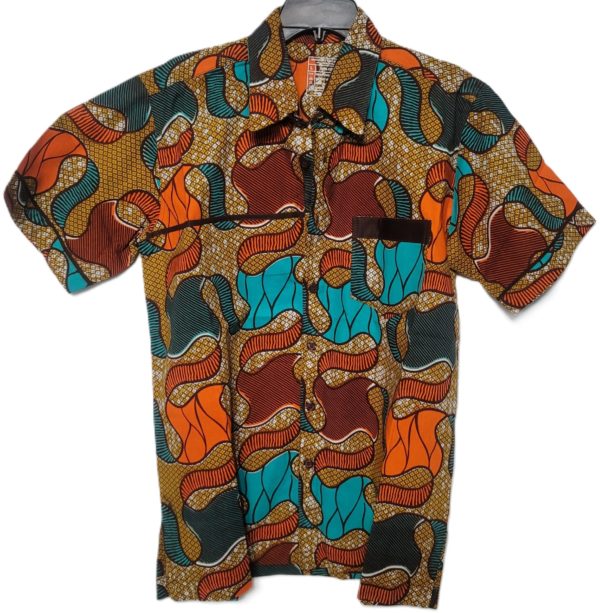 Large Men Print Shirt