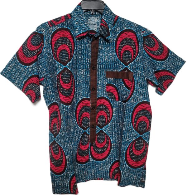 Large Men Print Shirt