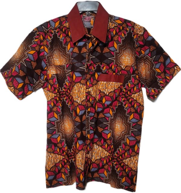 Large Men Print Shirt