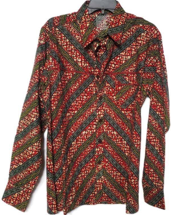 Large Men Print Shirt