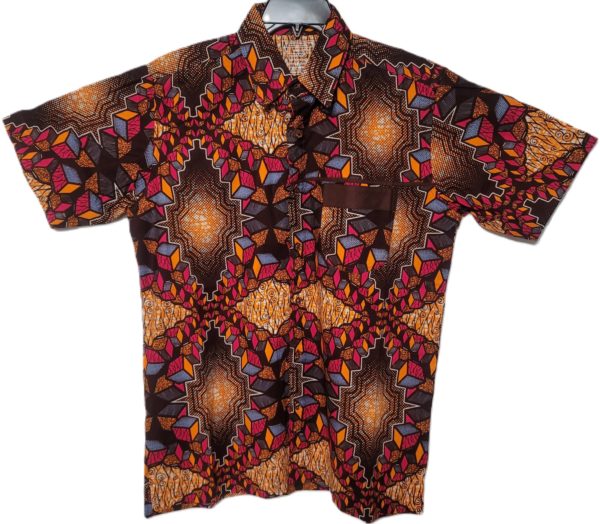 Large Men Print Shirt