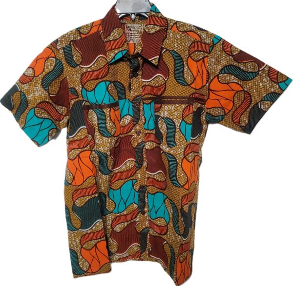 Large Men Print Shirt