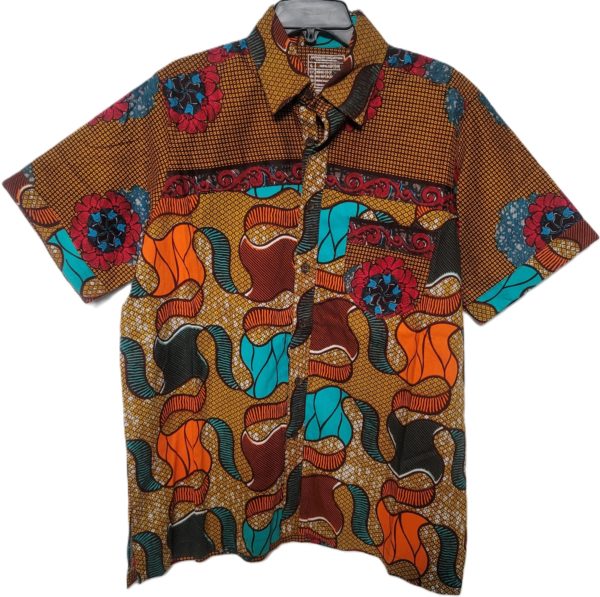 Large Men Print Shirt