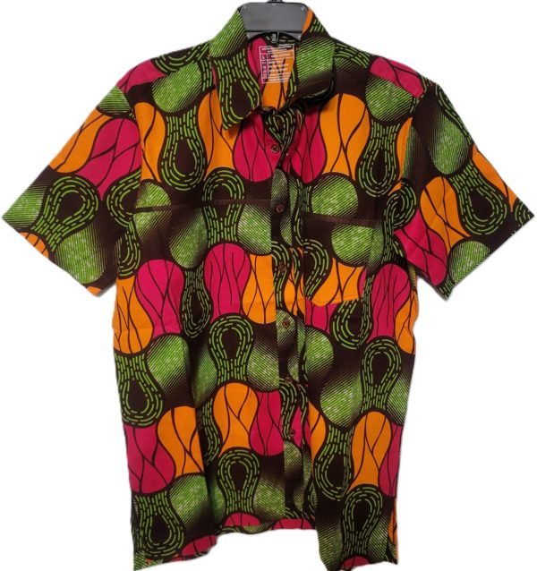 Large Men Print Shirt