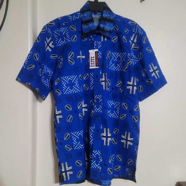 MEN PRINT SHIRT-LARGE-SHORT