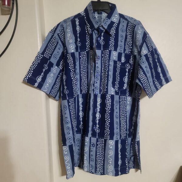 MEN PRINT SHIRT-X-LARGE-SHORT