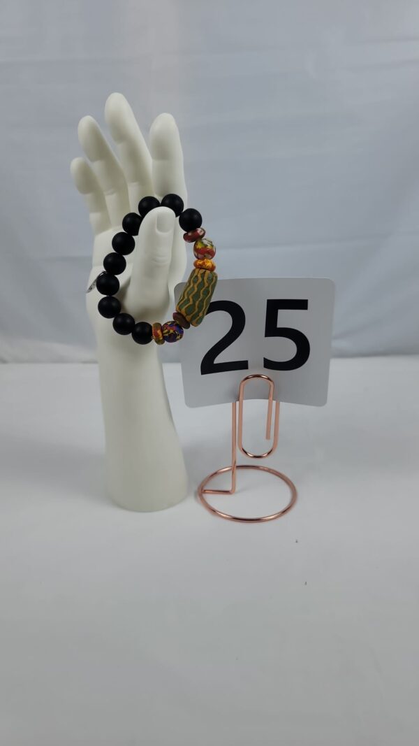 Men Beads Bracelet with African accent