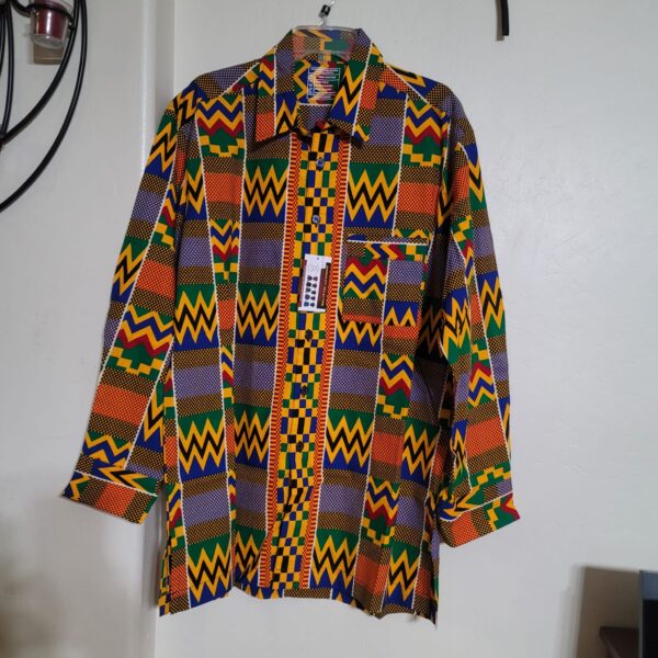 MEN PRINT SHIRT-X-LARGE-LONG