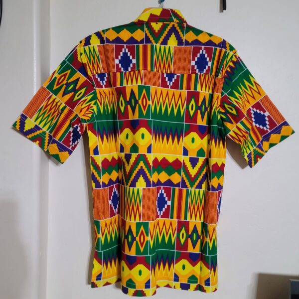 MEN PRINT SHIRT-LARGE-SHORT