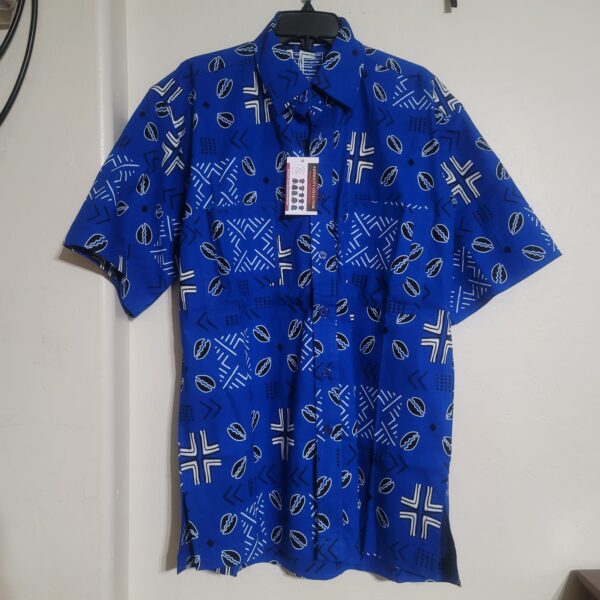 MEN PRINT SHIRT-LARGE-SHORT