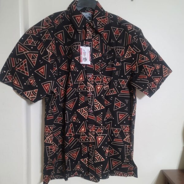 MEN PRINT SHIRT-X-LARGE-SHORT