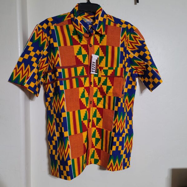 MEN PRINT SHIRT-MEDIUM-SHORT