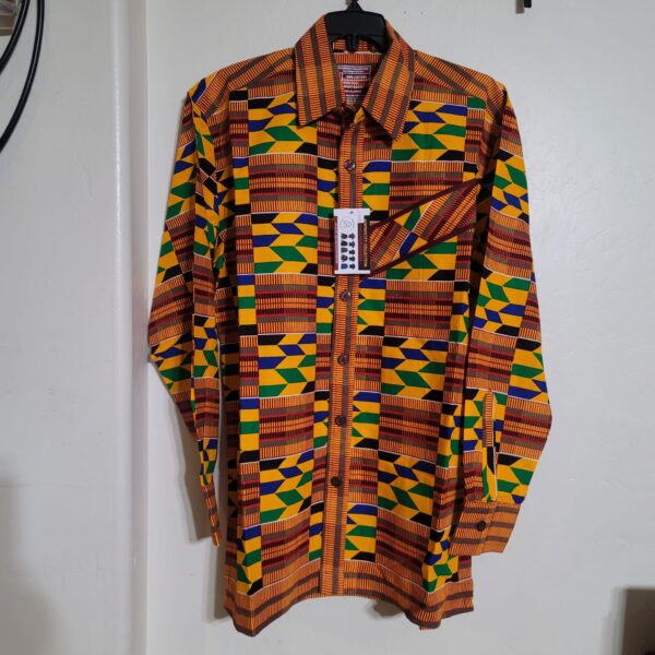 MEN PRINT SHIRT-MEDIUM-LONG