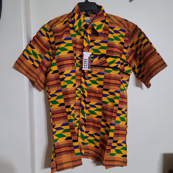 MEN PRINT SHIRT-MEDIUM-SHORT