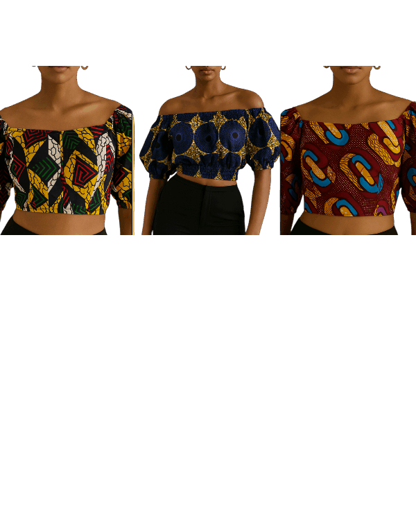 Crop Top with a zipper, comes in Small, Medium and Large, many Bold colors available